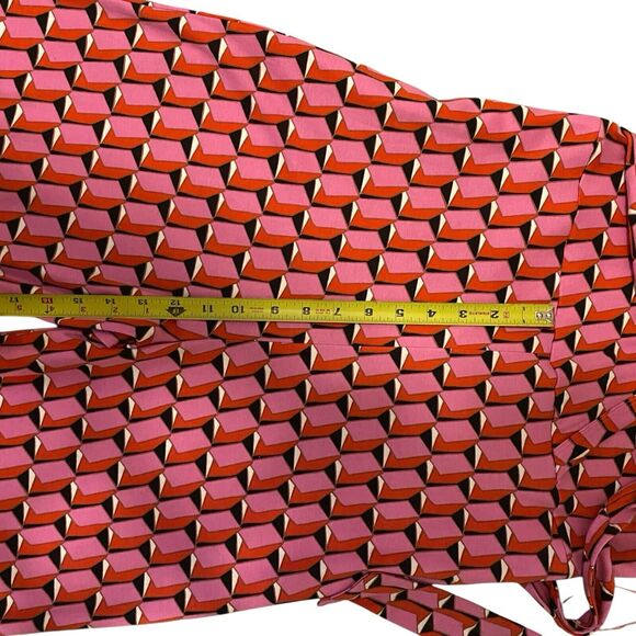Diane Von Furstenberg DVF Target Sleeveless Pink Modern Geo Jumpsuit Sz S NWT - Picture 12 of 12